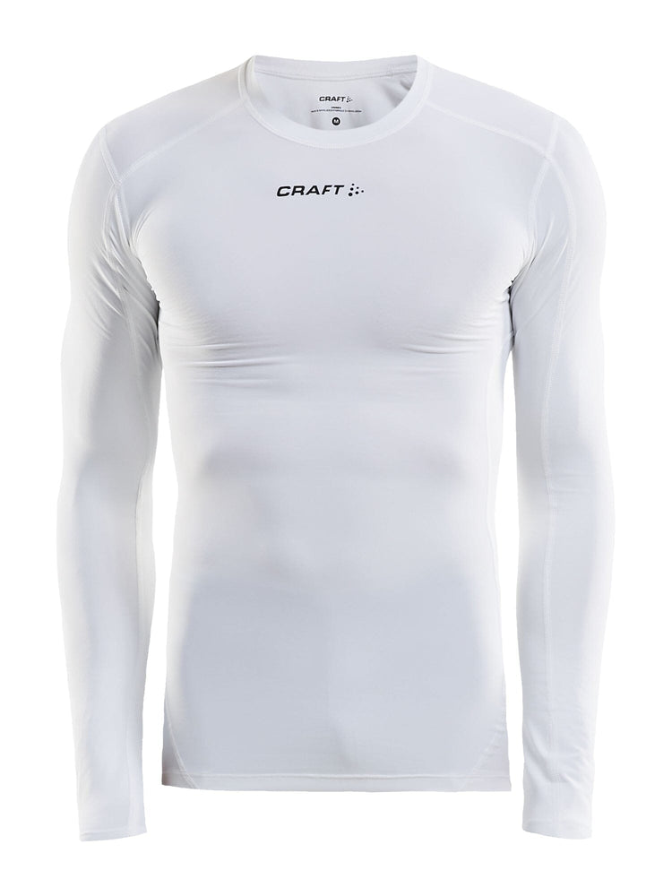 Pro Control Compression Long-Sleeve - WHITE Craft Sportswear NA