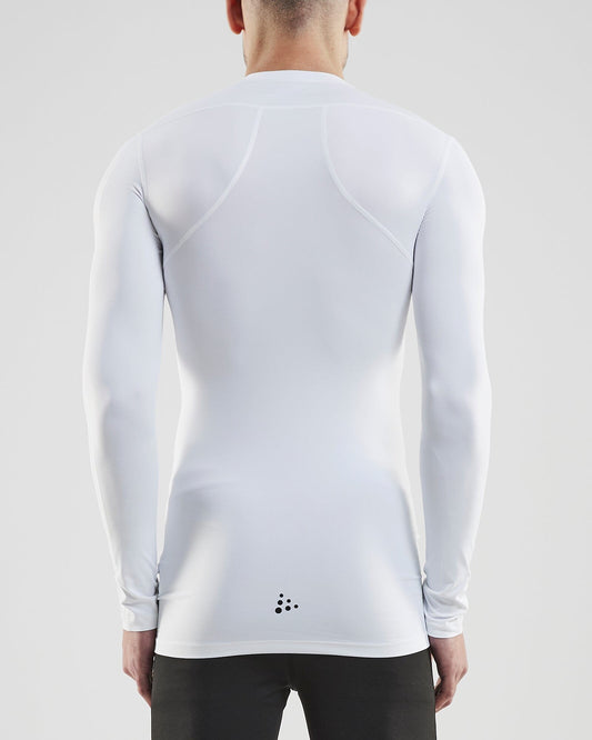 Pro Control Compression Long-Sleeve - WHITE Craft Sportswear NA
