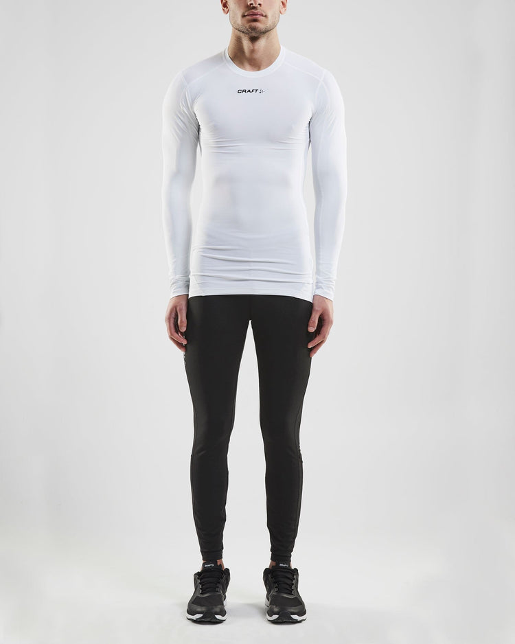Pro Control Compression Long-Sleeve - WHITE Craft Sportswear NA