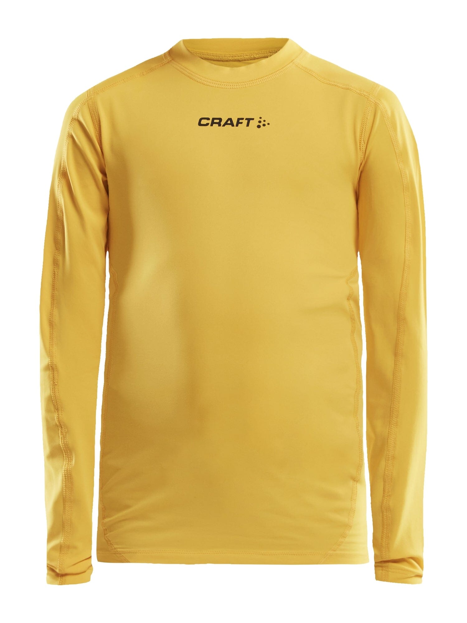 Junior Ability Compression Long Sleeve - Yellow Craft Sportswear NA