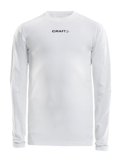 Junior Ability Compression Long Sleeve - White Craft Sportswear NA