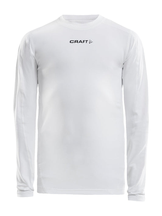 Junior Ability Compression Long Sleeve - White Craft Sportswear NA