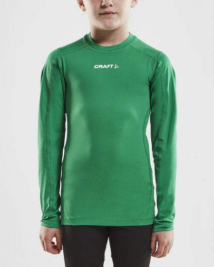 Junior Pro Control Compression Long-Sleeve - TEAM GREEN Craft Sportswear NA