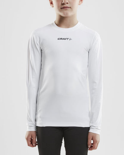 Junior Ability Compression Long Sleeve - White Craft Sportswear NA