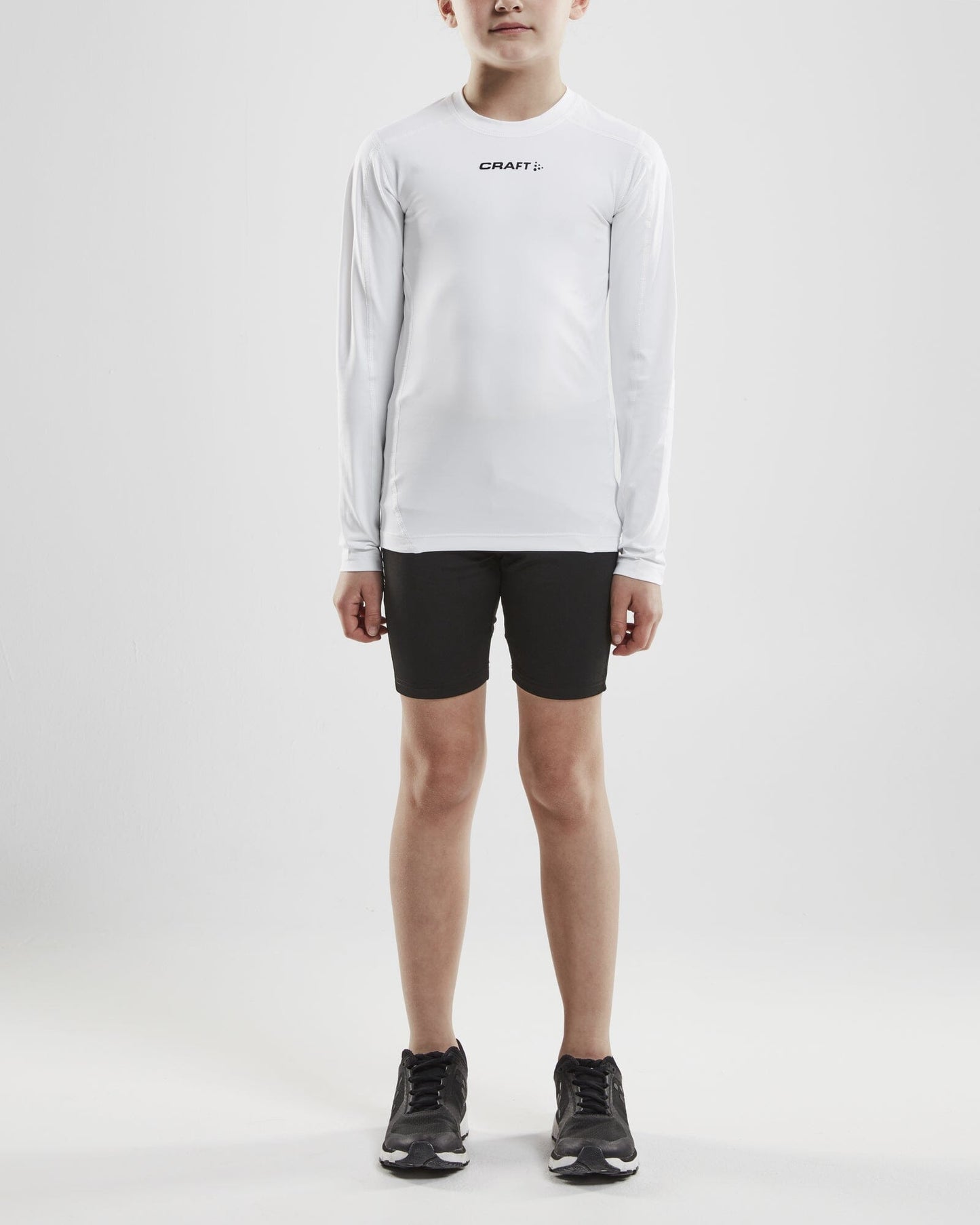 Junior Ability Compression Long Sleeve - White Craft Sportswear NA