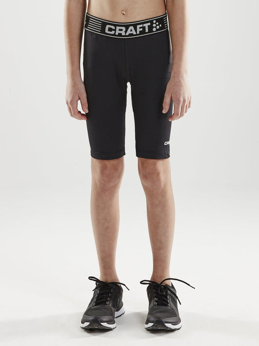 Junior Pro Control Compression Short Tights - Black Craft Sportswear NA