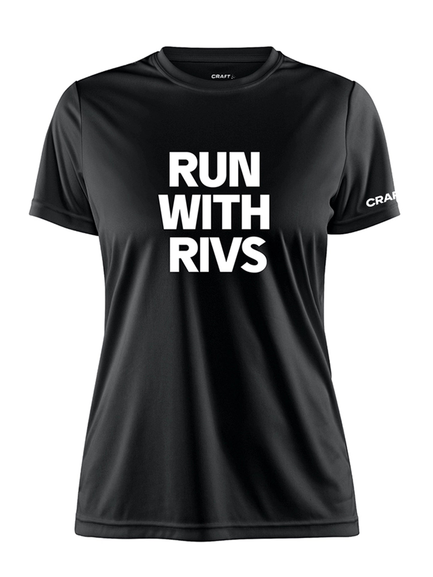 WOMEN'S TEAM RIVS SS TECH TEE - Black Craft Sportswear NA