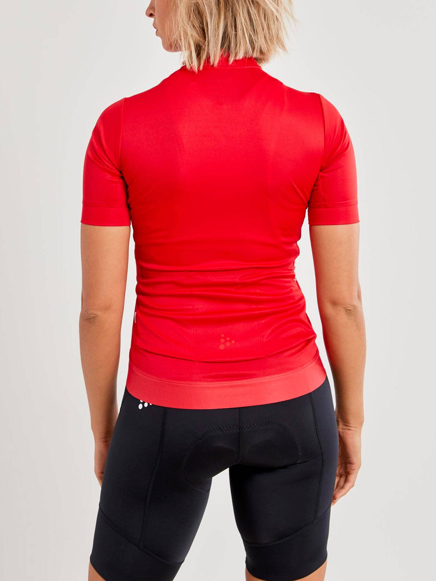 WOMEN'S ESSENCE CYCLING JERSEY - BRIGHT RED Craft Sportswear NA