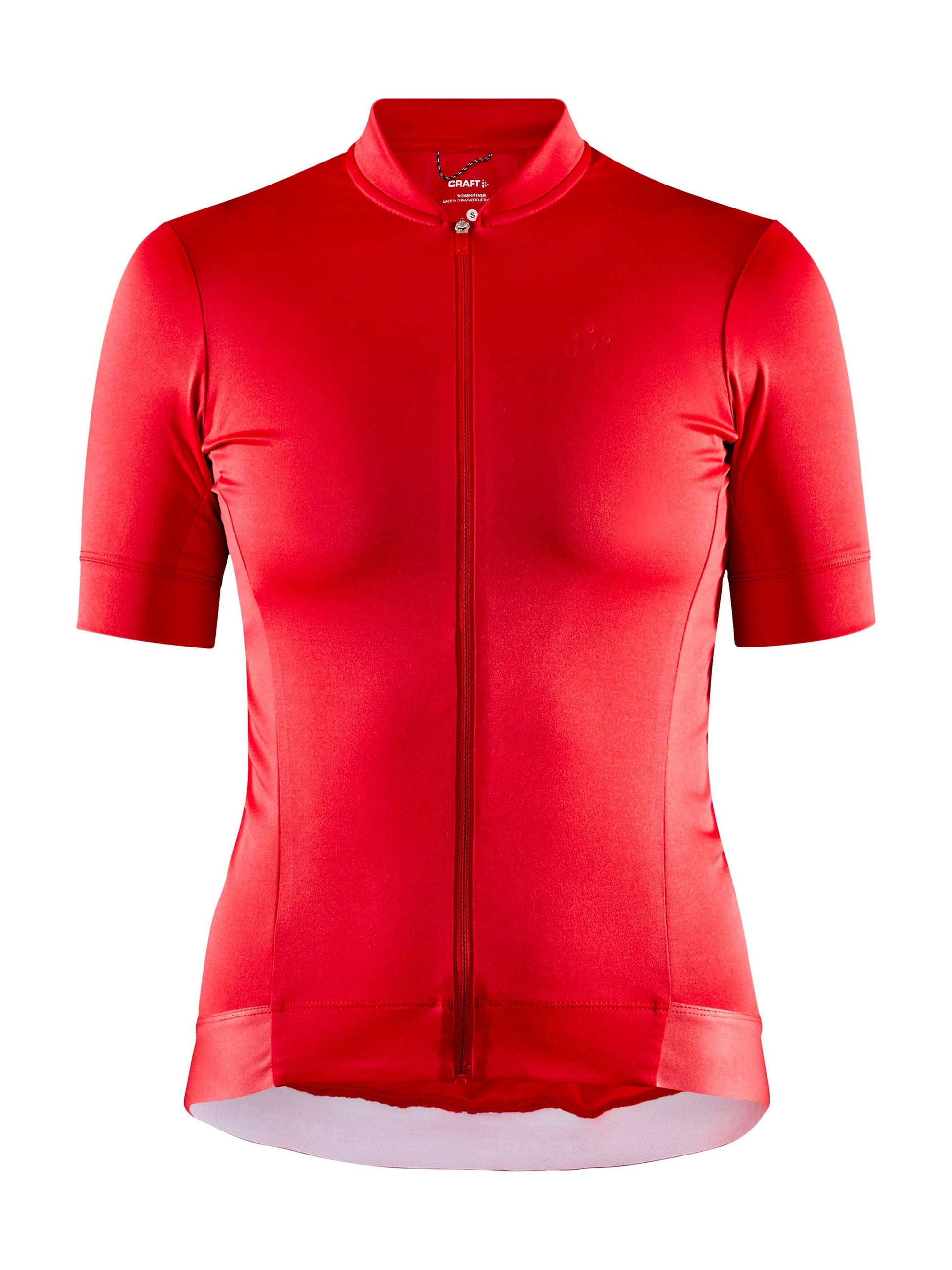 WOMEN'S ESSENCE CYCLING JERSEY - BRIGHT RED Craft Sportswear NA