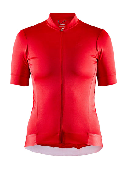 WOMEN'S ESSENCE CYCLING JERSEY - BRIGHT RED Craft Sportswear NA