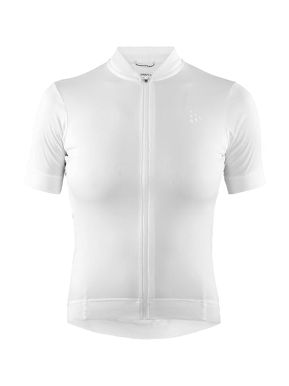 WOMEN'S ESSENCE CYCLING JERSEY - WHITE Craft Sportswear NA