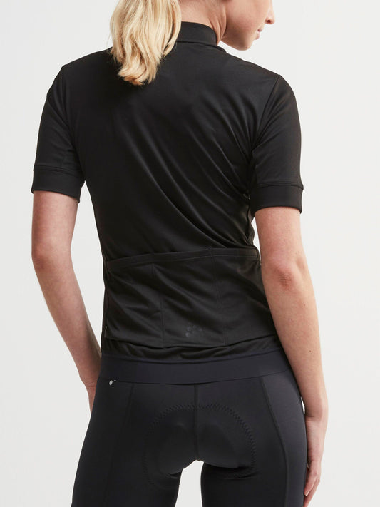 WOMEN'S ESSENCE CYCLING JERSEY - Black Craft Sportswear NA