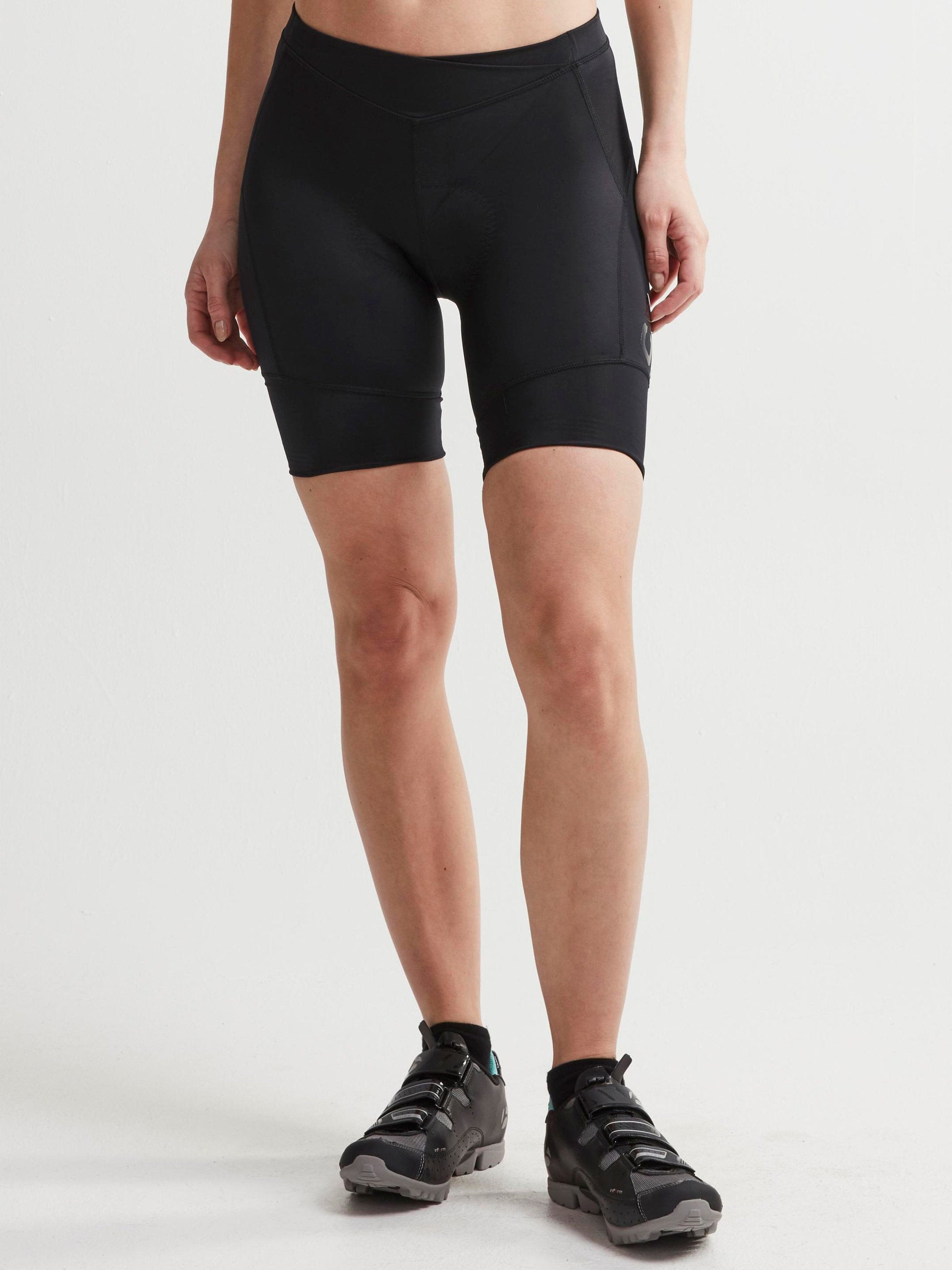 WOMEN'S ESSENCE CYCLING SHORTS - Black Craft Sportswear NA