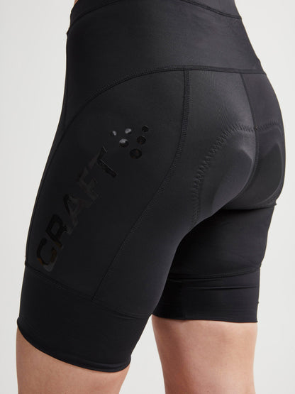 WOMEN'S ESSENCE CYCLING SHORTS - Black Craft Sportswear NA