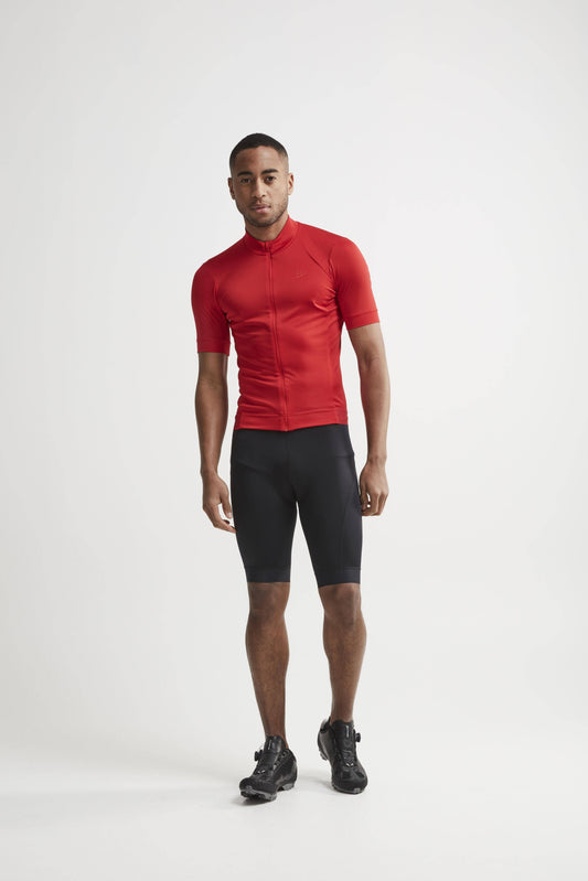 Men's Essense Cycling Jersey - BRIGHT RED Craft Sportswear NA