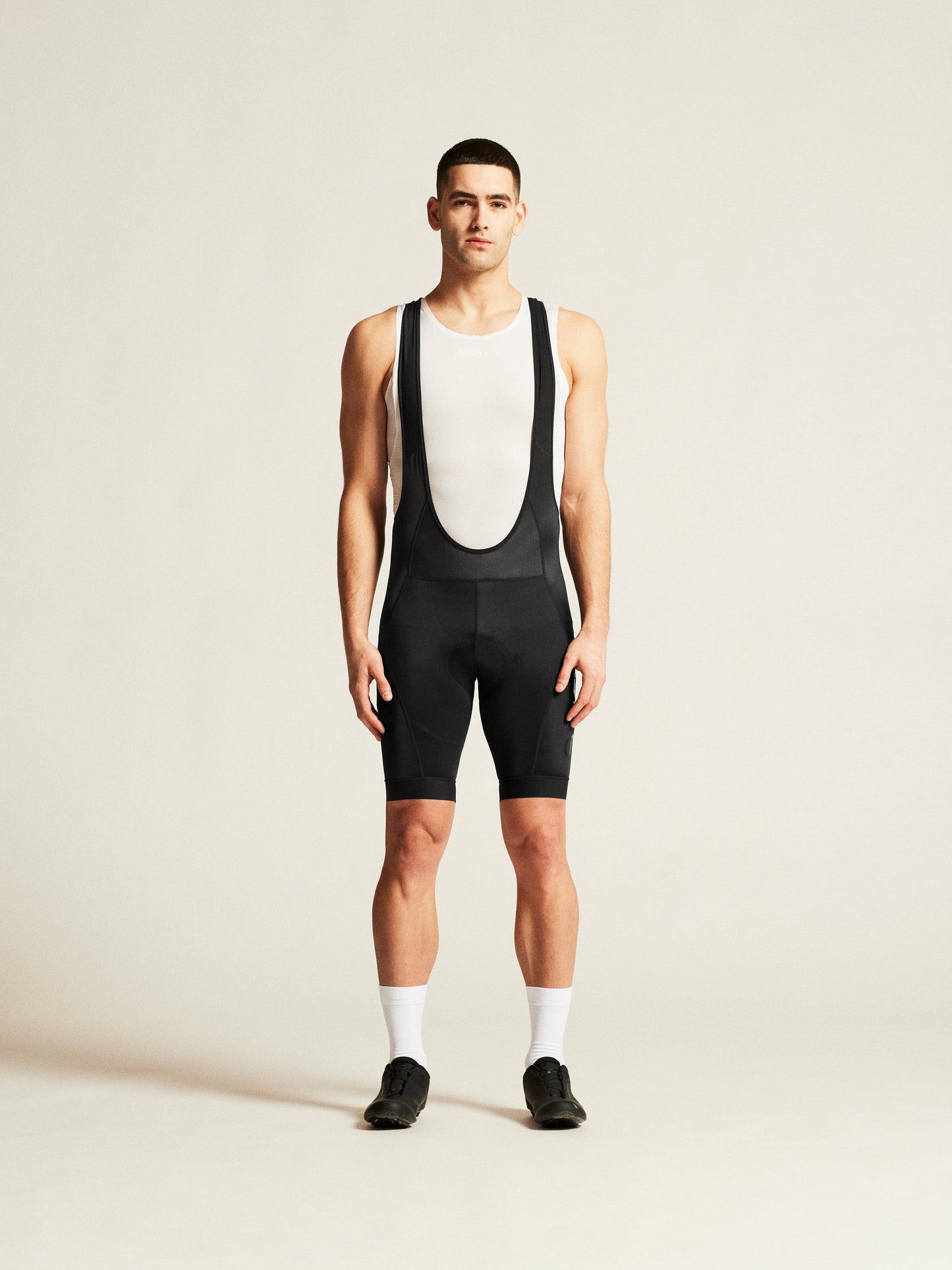 Men's Essence Cycling Bib Shorts - Black Men's Shorts Craft Sportswear NA