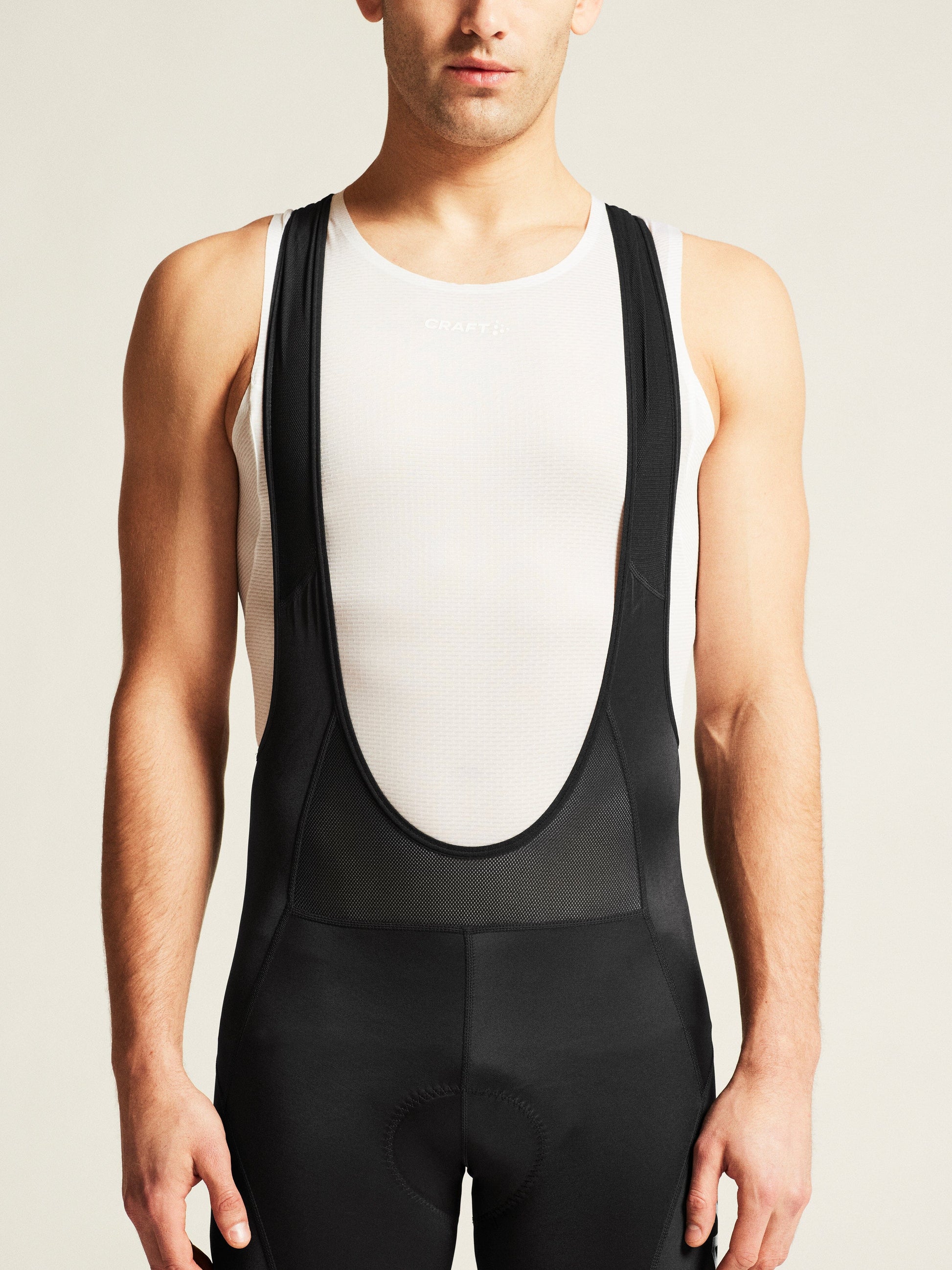 Men's Essence Cycling Bib Shorts - Black Men's Shorts Craft Sportswear NA
