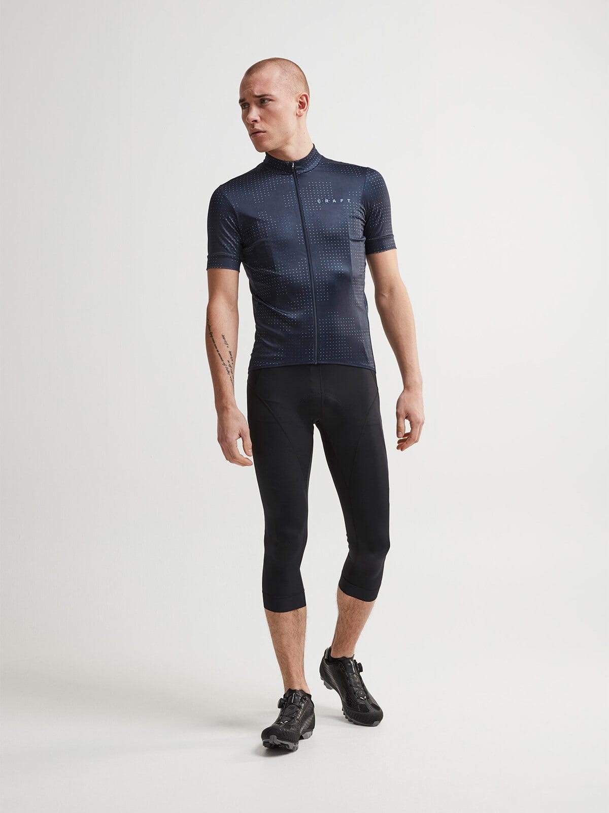 MEN'S ESSENCE CYCLING BIB KNICKERS - Black Craft Sportswear NA