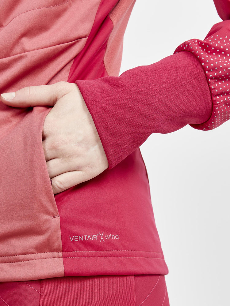 WOMEN'S STORM BALANCE XC SKI JACKET - MACHINE-ROSE Craft Sportswear NA