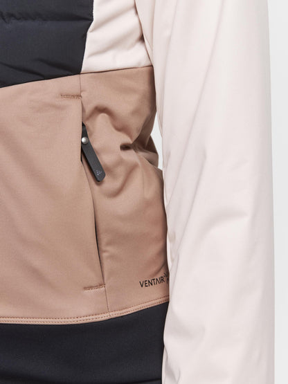 WOMEN'S PURSUIT THERMAL XC SKI JACKET - BLACK-SEPIA Craft Sportswear NA