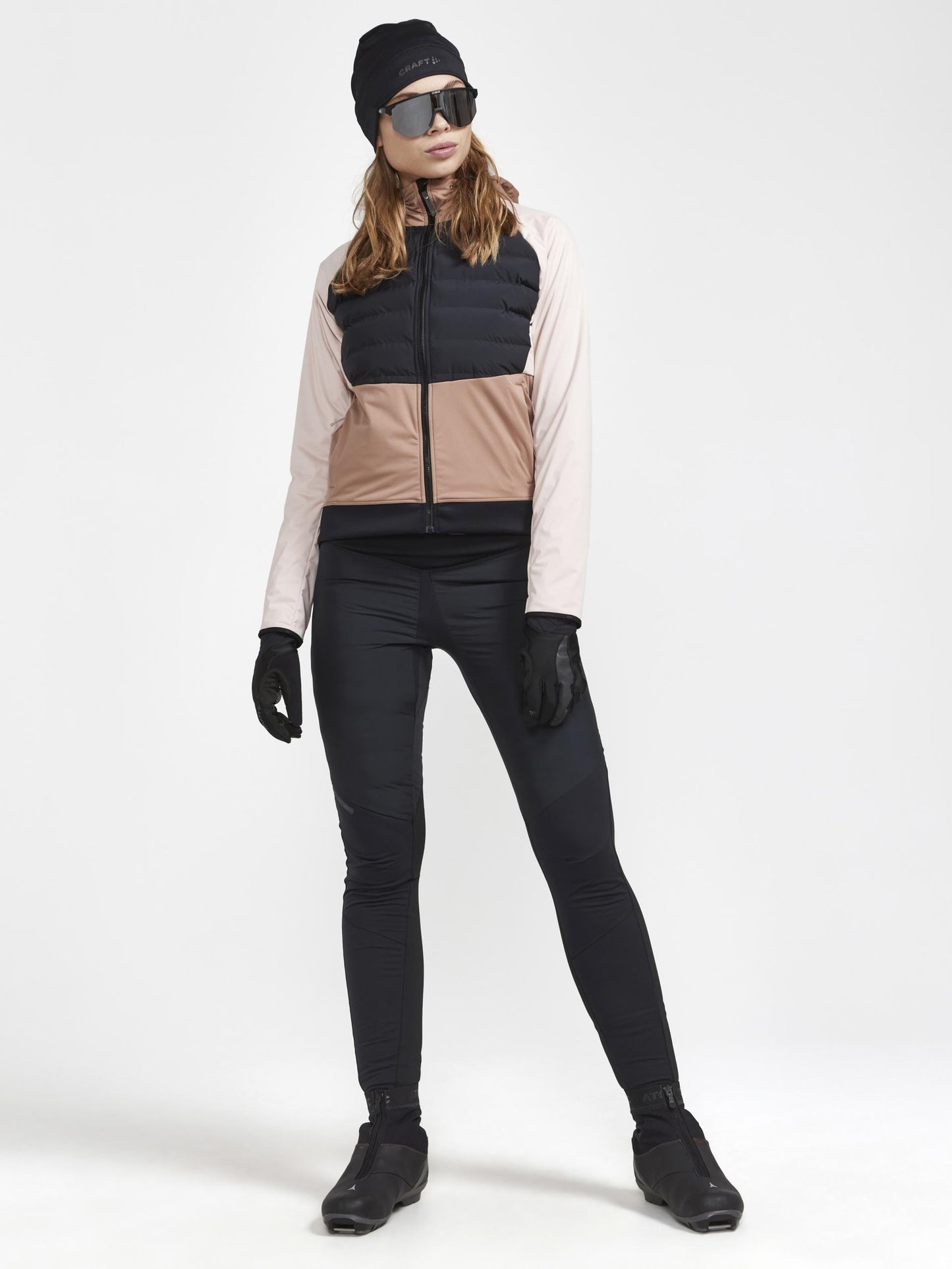 WOMEN'S PURSUIT THERMAL XC SKI JACKET - BLACK-SEPIA Craft Sportswear NA