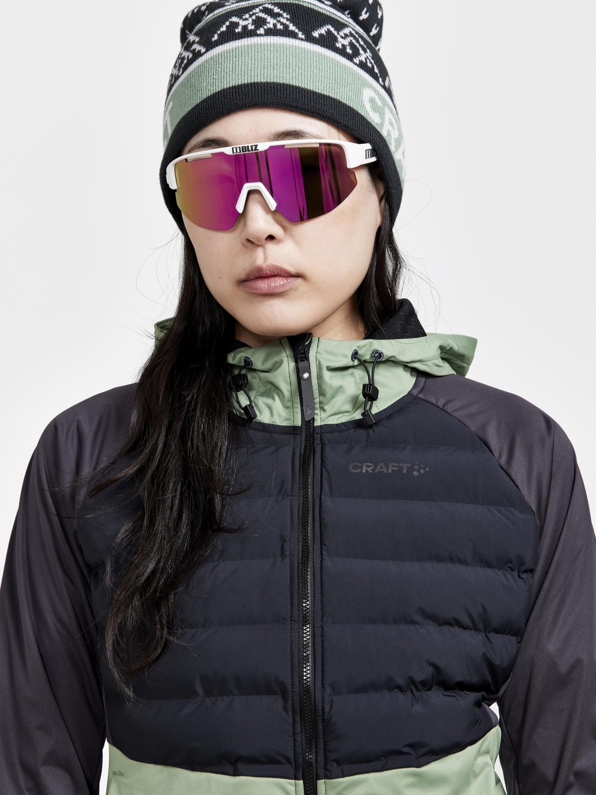 WOMEN'S PURSUIT THERMAL XC SKI JACKET - BLACK-JADE Craft Sportswear NA