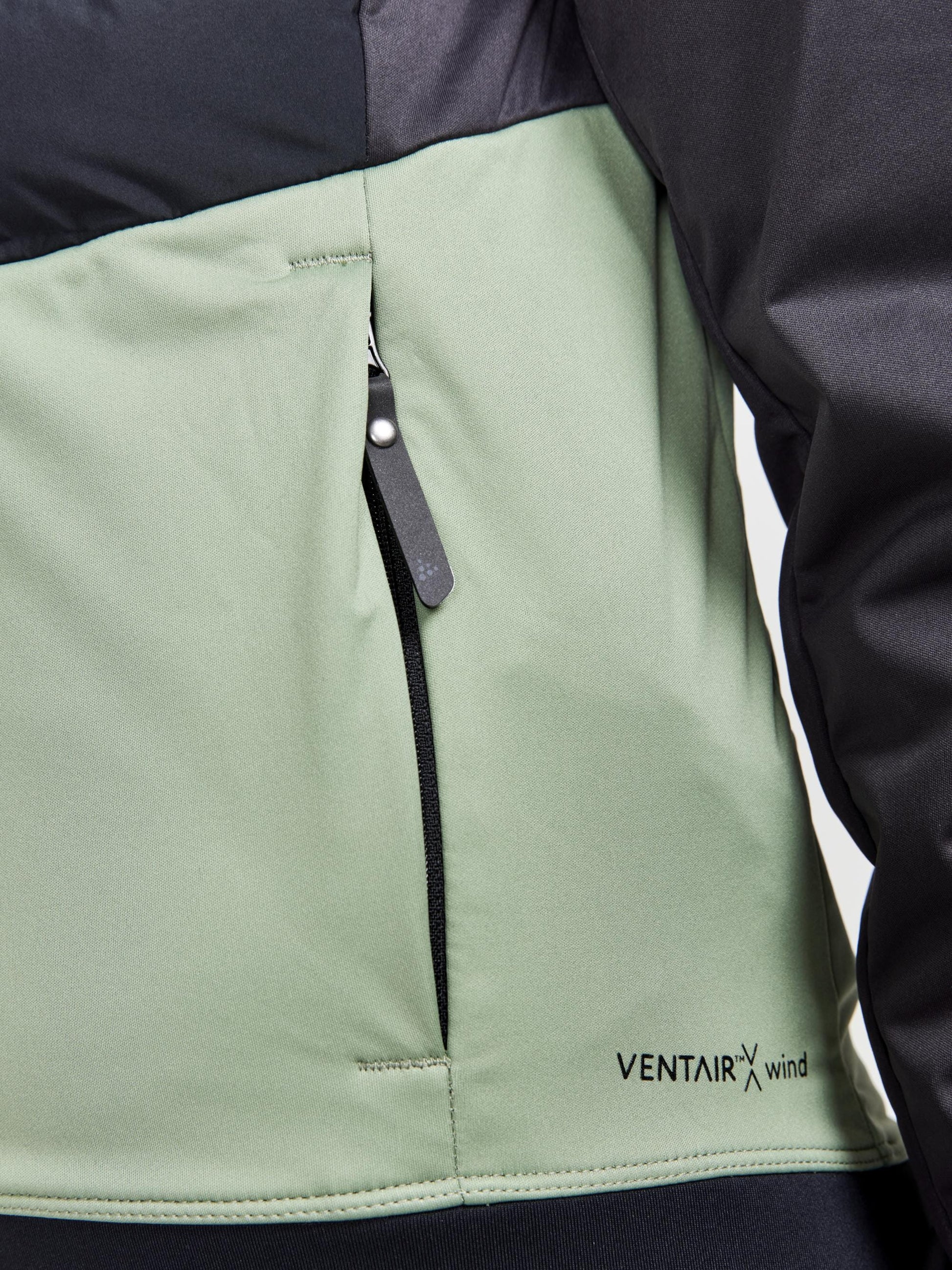 WOMEN'S PURSUIT THERMAL XC SKI JACKET - BLACK-JADE Craft Sportswear NA