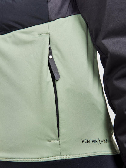 WOMEN'S PURSUIT THERMAL XC SKI JACKET - BLACK-JADE Craft Sportswear NA