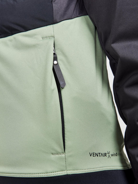 WOMEN'S PURSUIT THERMAL XC SKI JACKET - BLACK-JADE Craft Sportswear NA