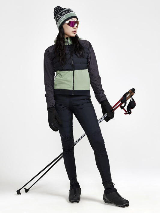 WOMEN'S PURSUIT THERMAL XC SKI JACKET - BLACK-JADE Craft Sportswear NA