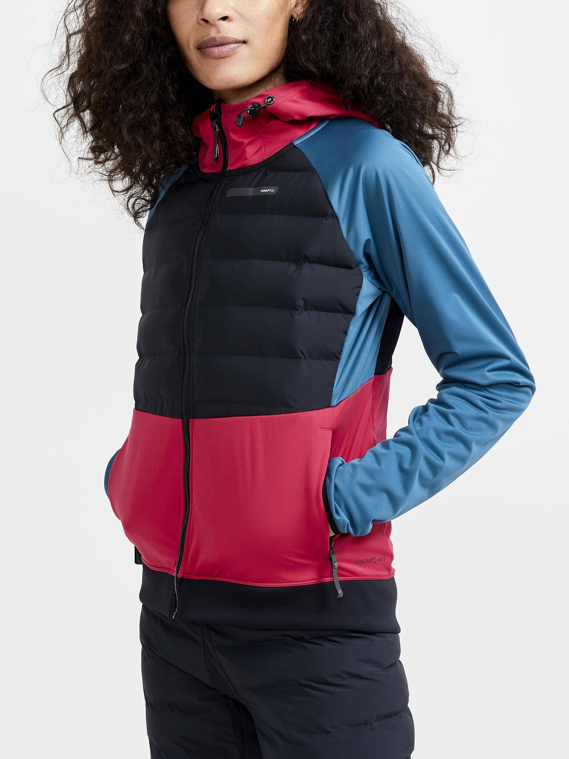 WOMEN'S PURSUIT THERMAL XC SKI JACKET - BLACK/UNIVERSE Craft Sportswear NA