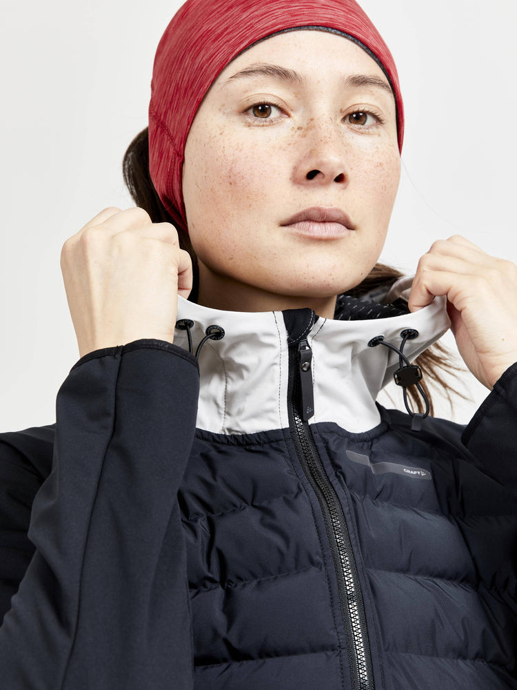 WOMEN'S PURSUIT THERMAL XC SKI JACKET - BLACK/ASH Craft Sportswear NA