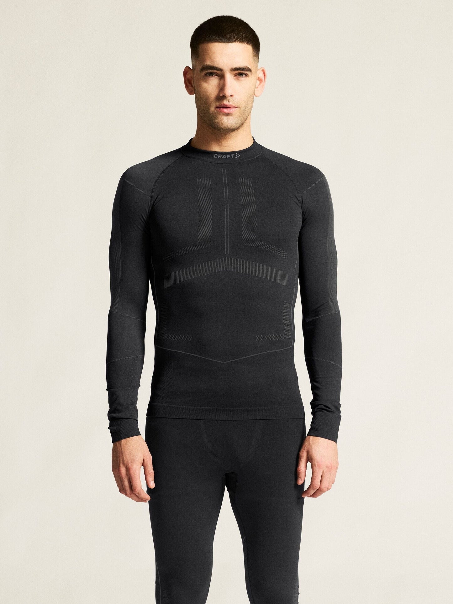 Men's Active Intensity Baselayer - Black/Asphalt Men's Baselayer Craft Sportswear NA