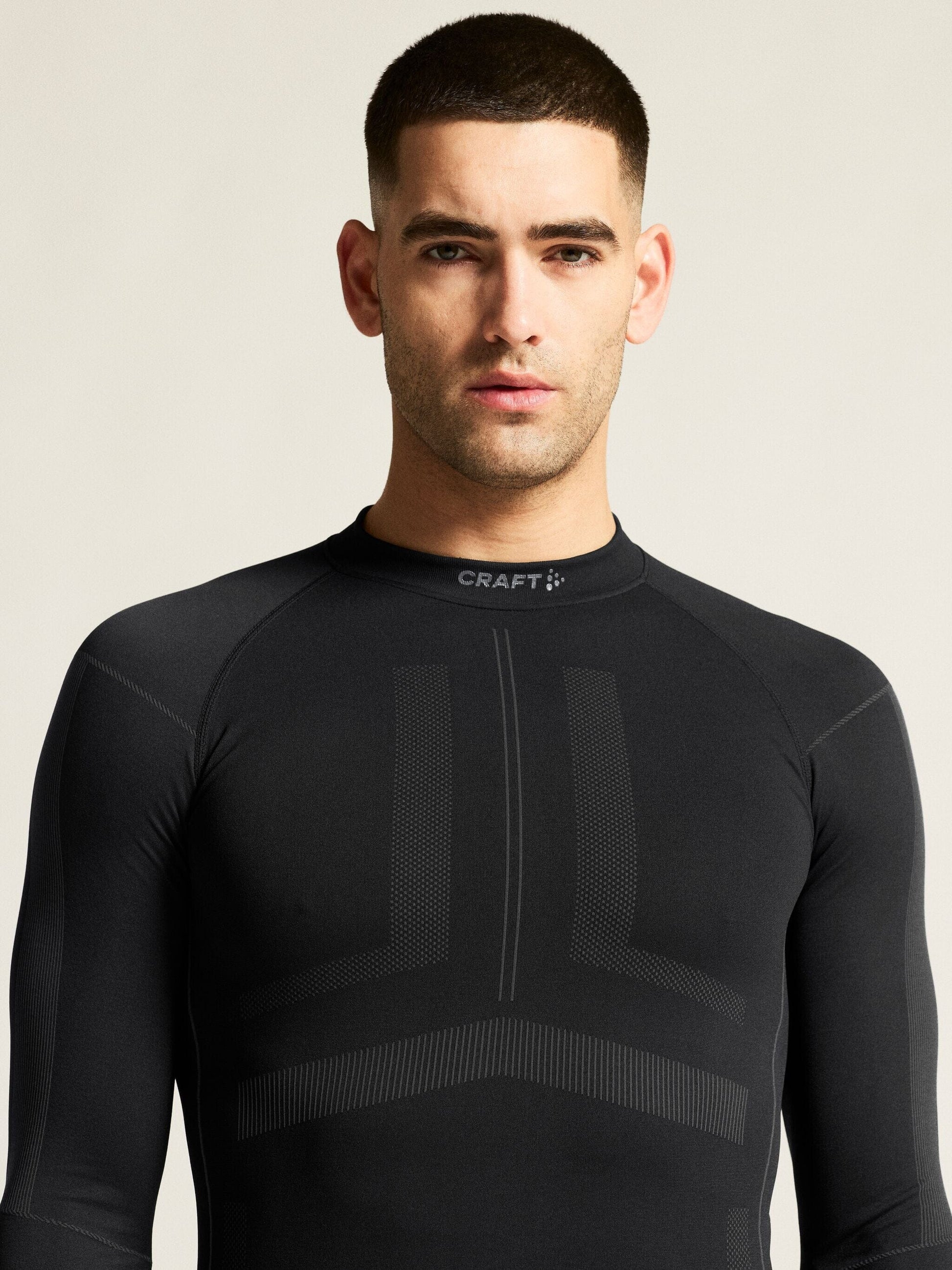 Men's Active Intensity Baselayer - Black/Asphalt Men's Baselayer Craft Sportswear NA