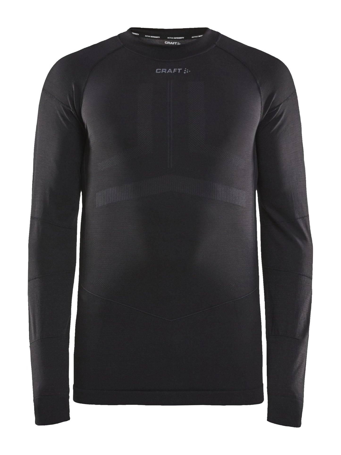 Men's Active Intensity Baselayer - Black/Asphalt Men's Baselayer Craft Sportswear NA