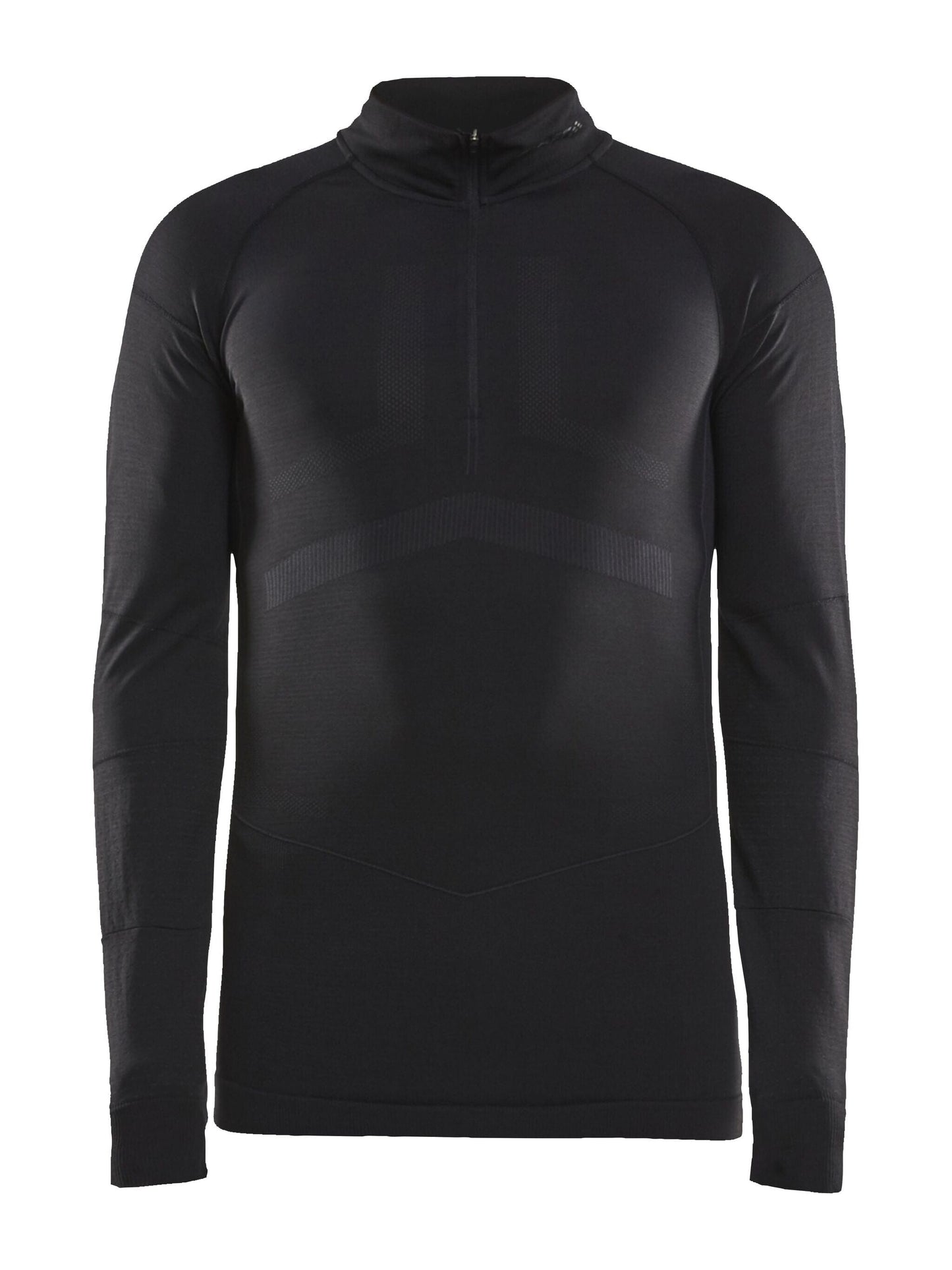 Men's Active Intensity 1/4 Zip Baselayer - Black/Asphalt Men's Baselayer Craft Sportswear NA