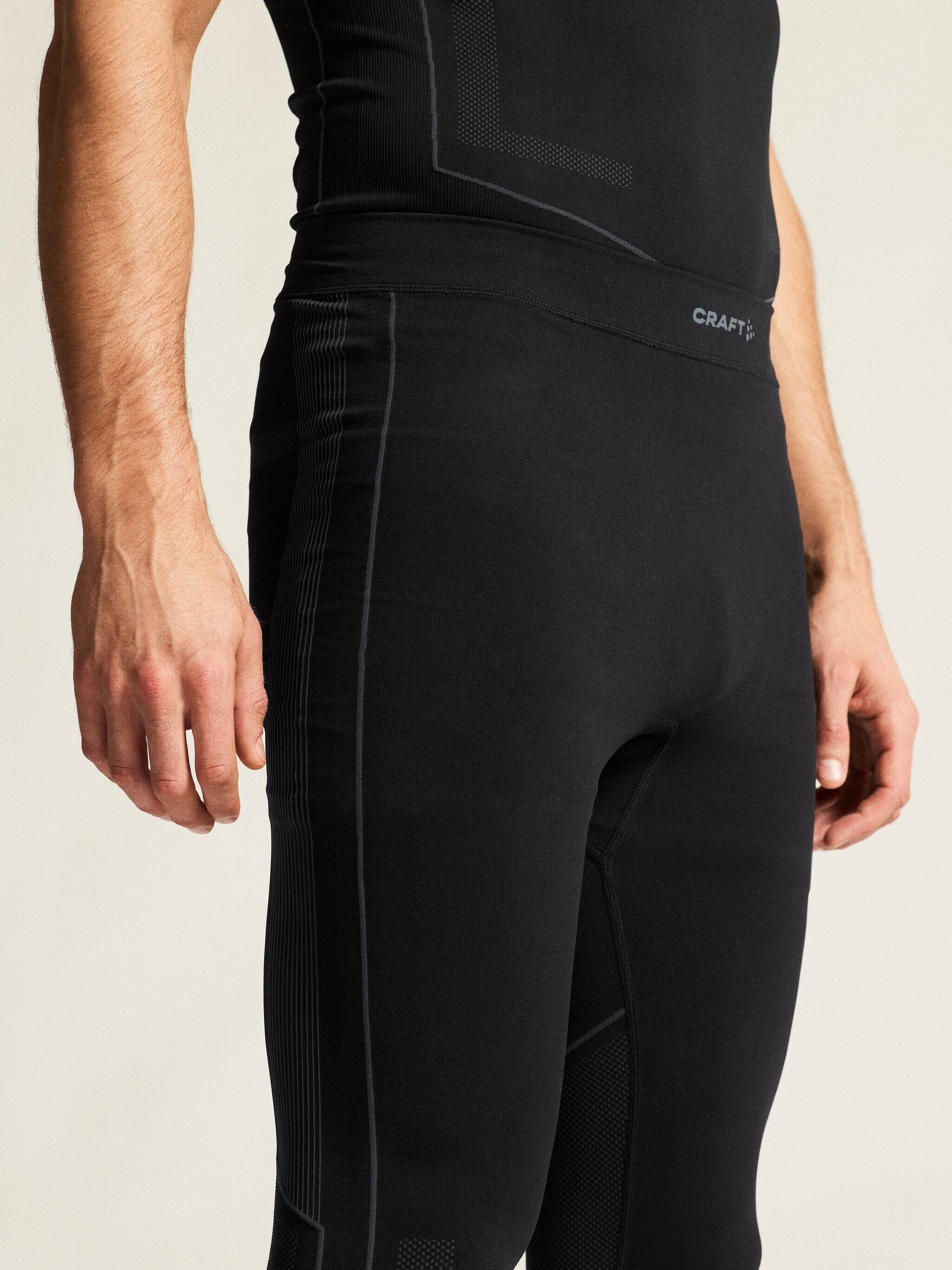 Men's Active Intensity Baselayer Pants - Black/Asphalt Men's Pants and Tights Craft Sportswear NA
