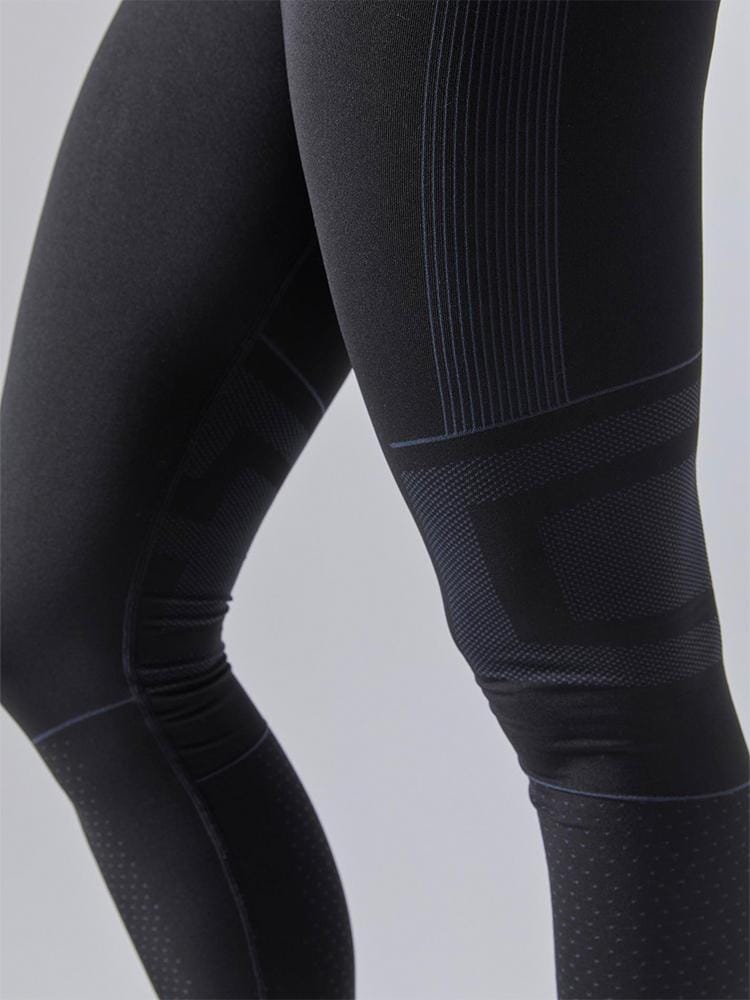 WOMEN'S ACTIVE INTENSITY BASELAYER PANTS - BLACK/ASPHALT Craft Sportswear NA