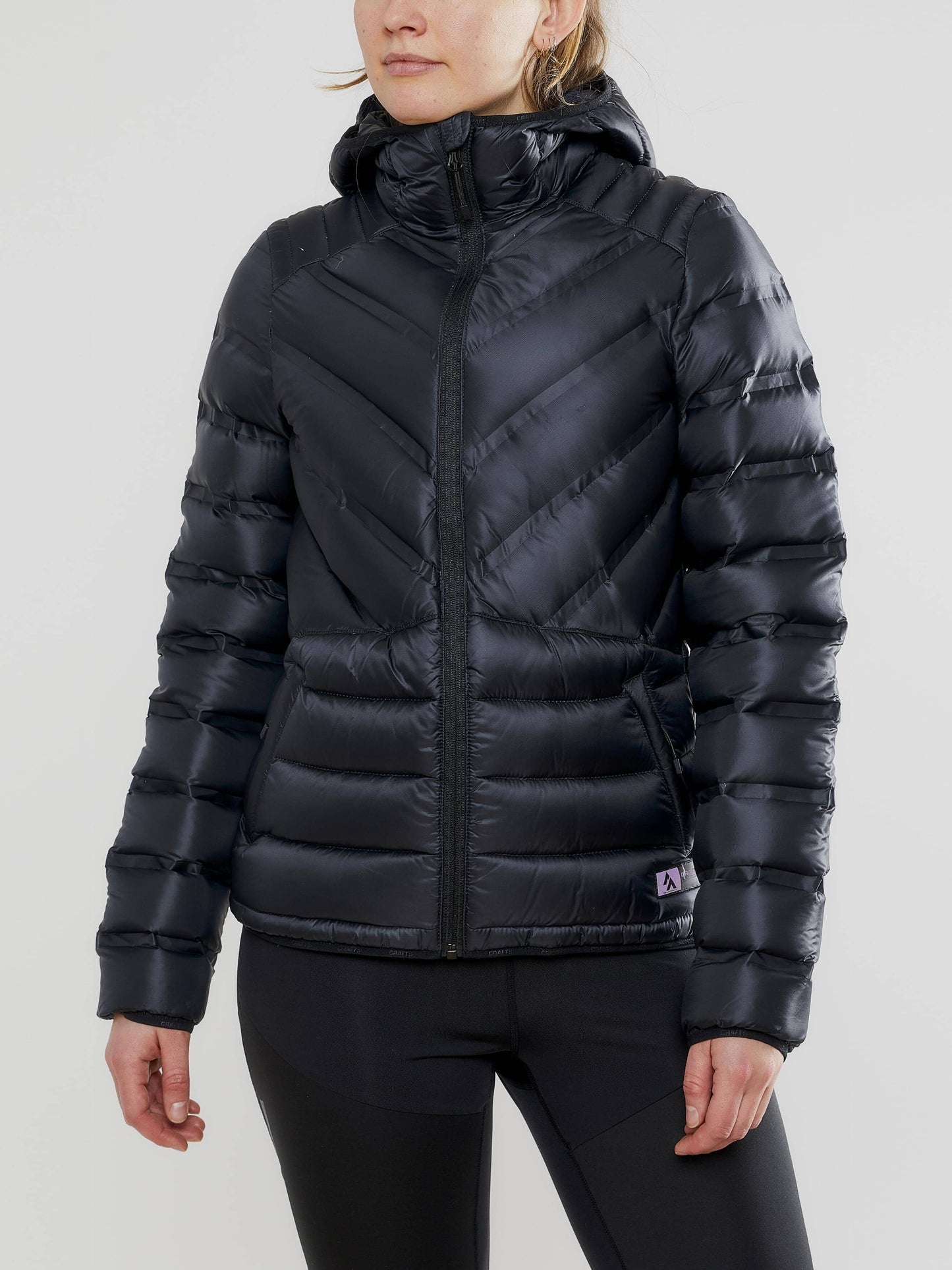 WOMEN'S LIGHT DOWN JACKET - Black Craft Sportswear NA