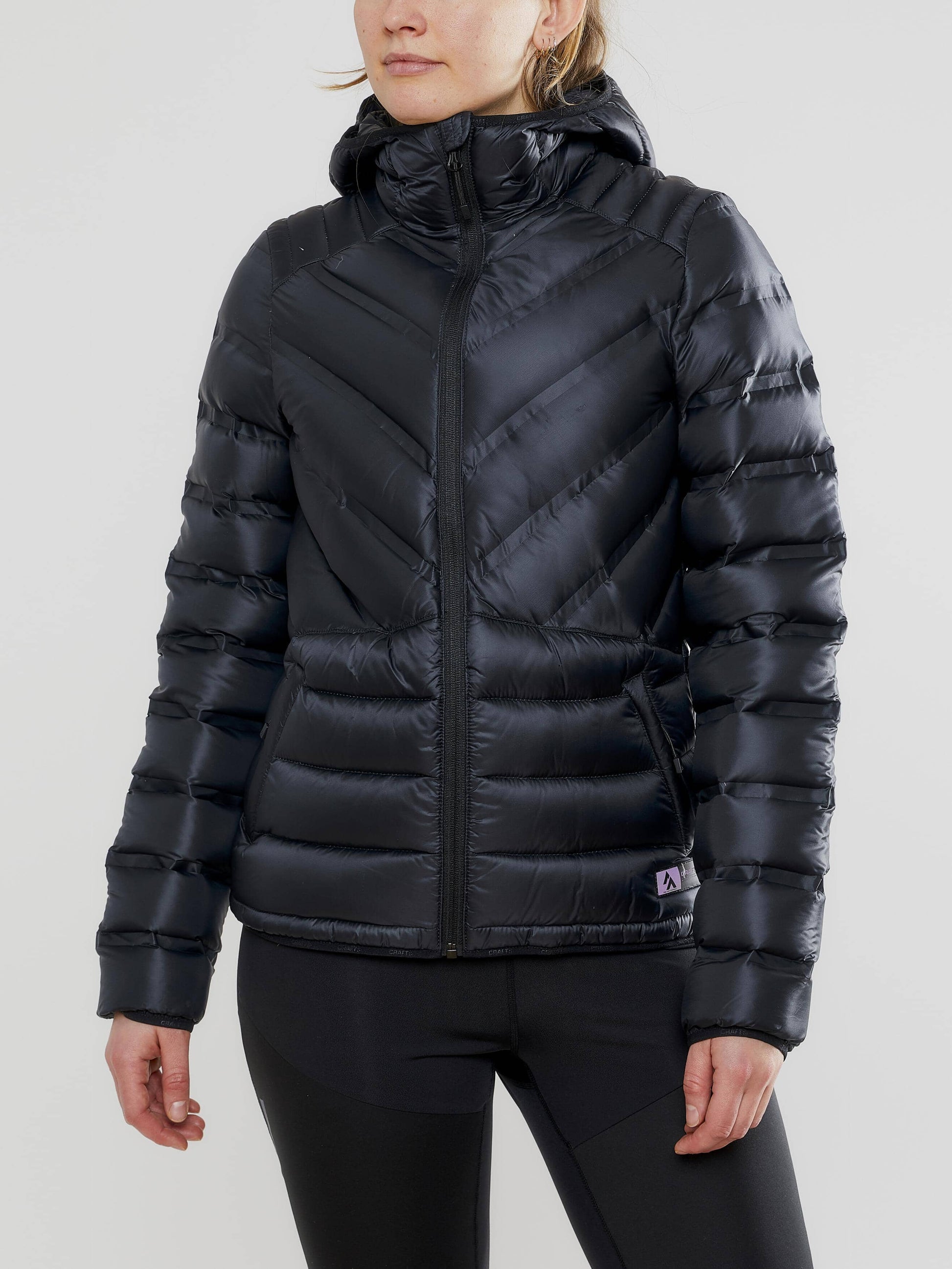 WOMEN'S LIGHT DOWN JACKET - Black Craft Sportswear NA