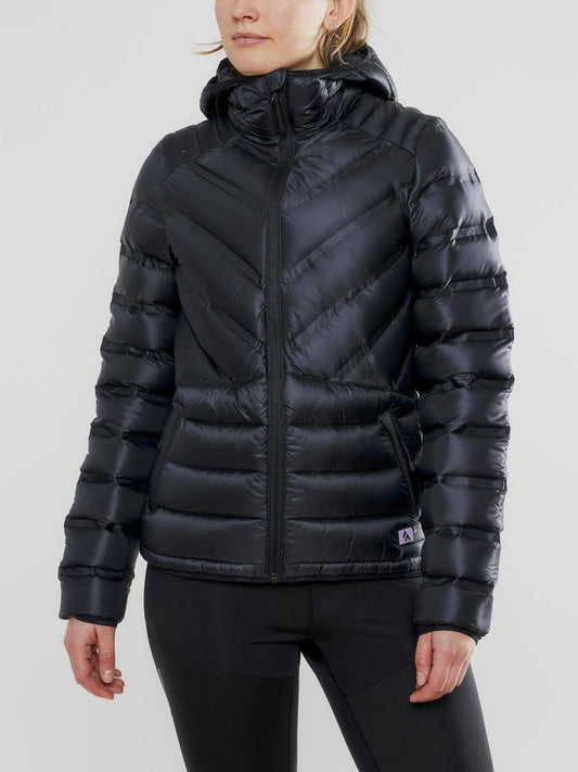 WOMEN'S LIGHT DOWN JACKET - Black Craft Sportswear NA