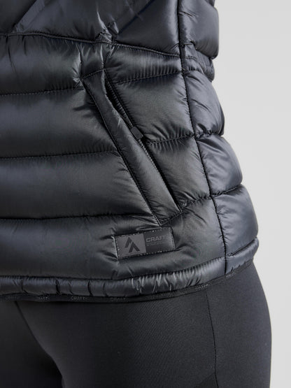 WOMEN'S LIGHT DOWN JACKET - Black Craft Sportswear NA