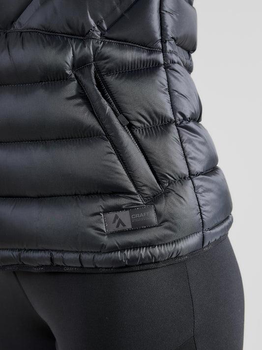 WOMEN'S LIGHT DOWN JACKET - Black Craft Sportswear NA
