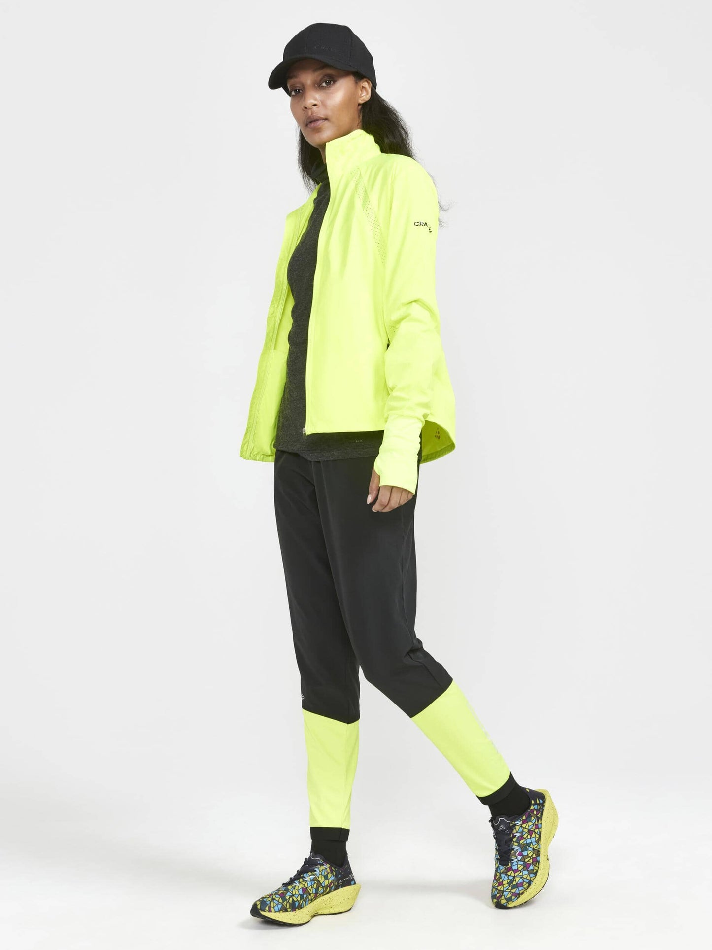 WOMEN'S ADV ESSENCE TRAINING PANTS - Black/Flumino Craft Sportswear NA