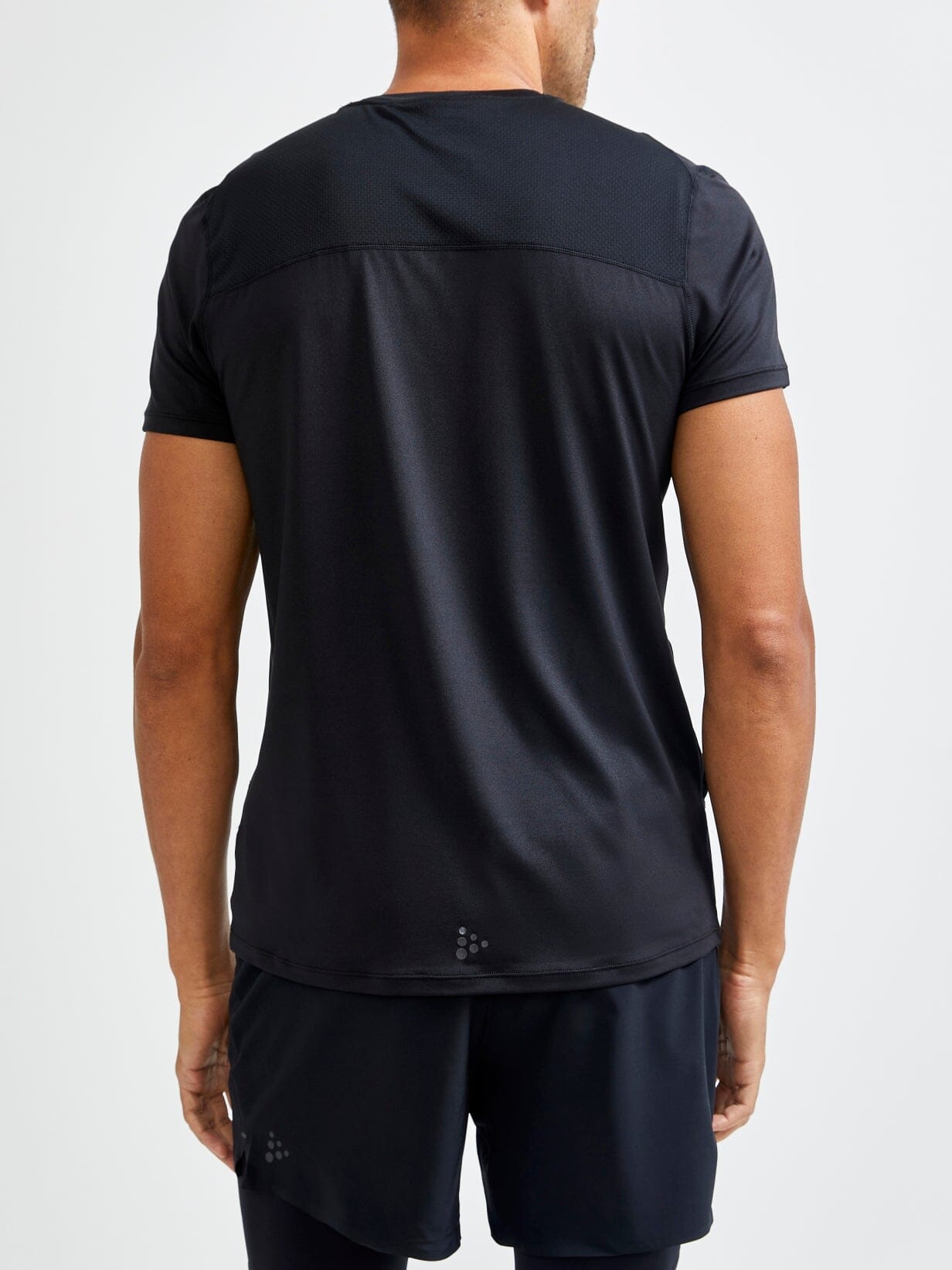 MEN'S ADV ESSENCE SHORT SLEEVE TRAINING TEE - Black Craft Sportswear NA