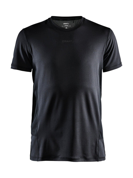 MEN'S ADV ESSENCE SHORT SLEEVE TRAINING TEE - Black Craft Sportswear NA