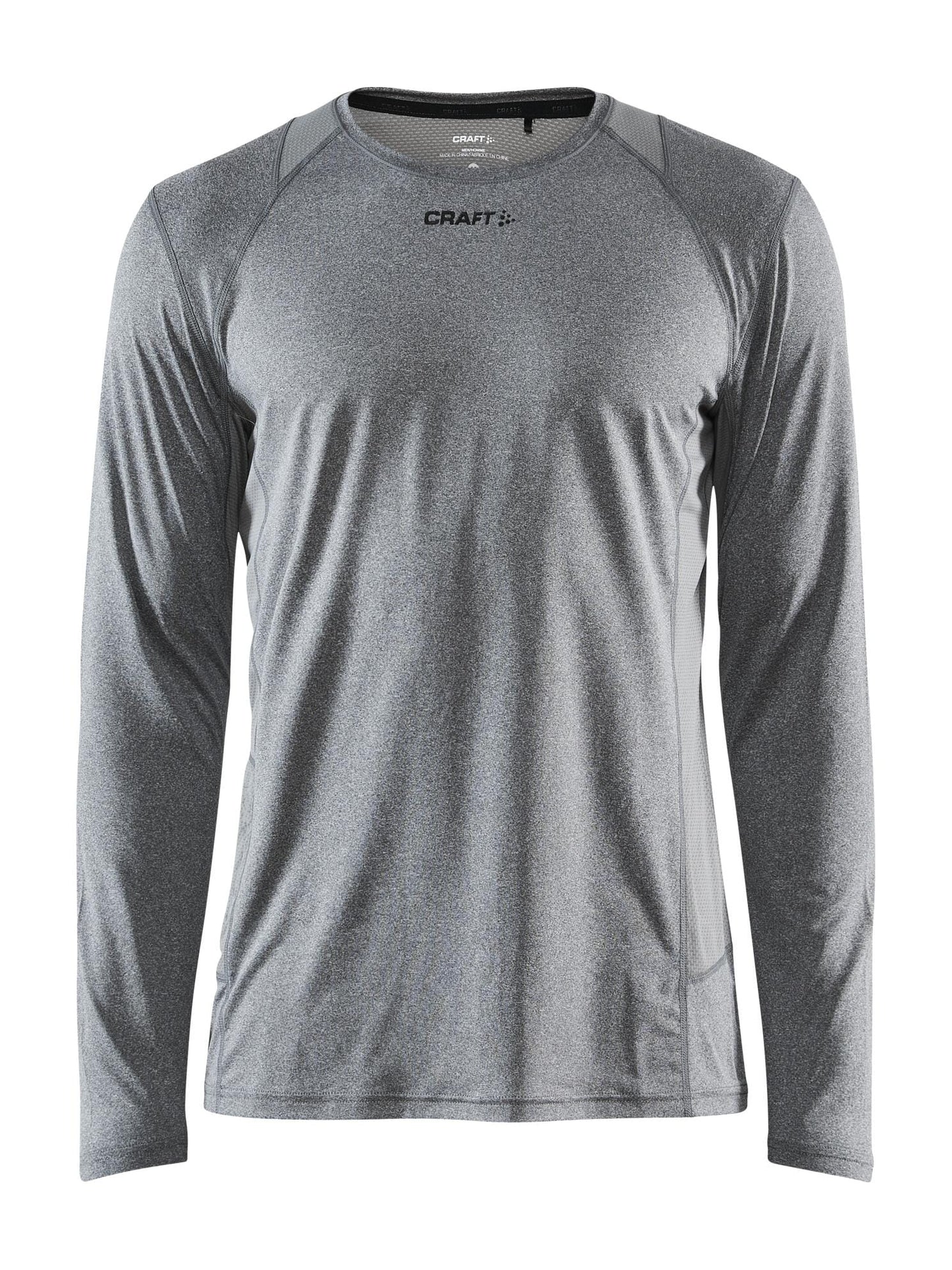 Men's ADV Essence Long-Sleeve Tee - Dk Grey Melange Craft Sportswear NA