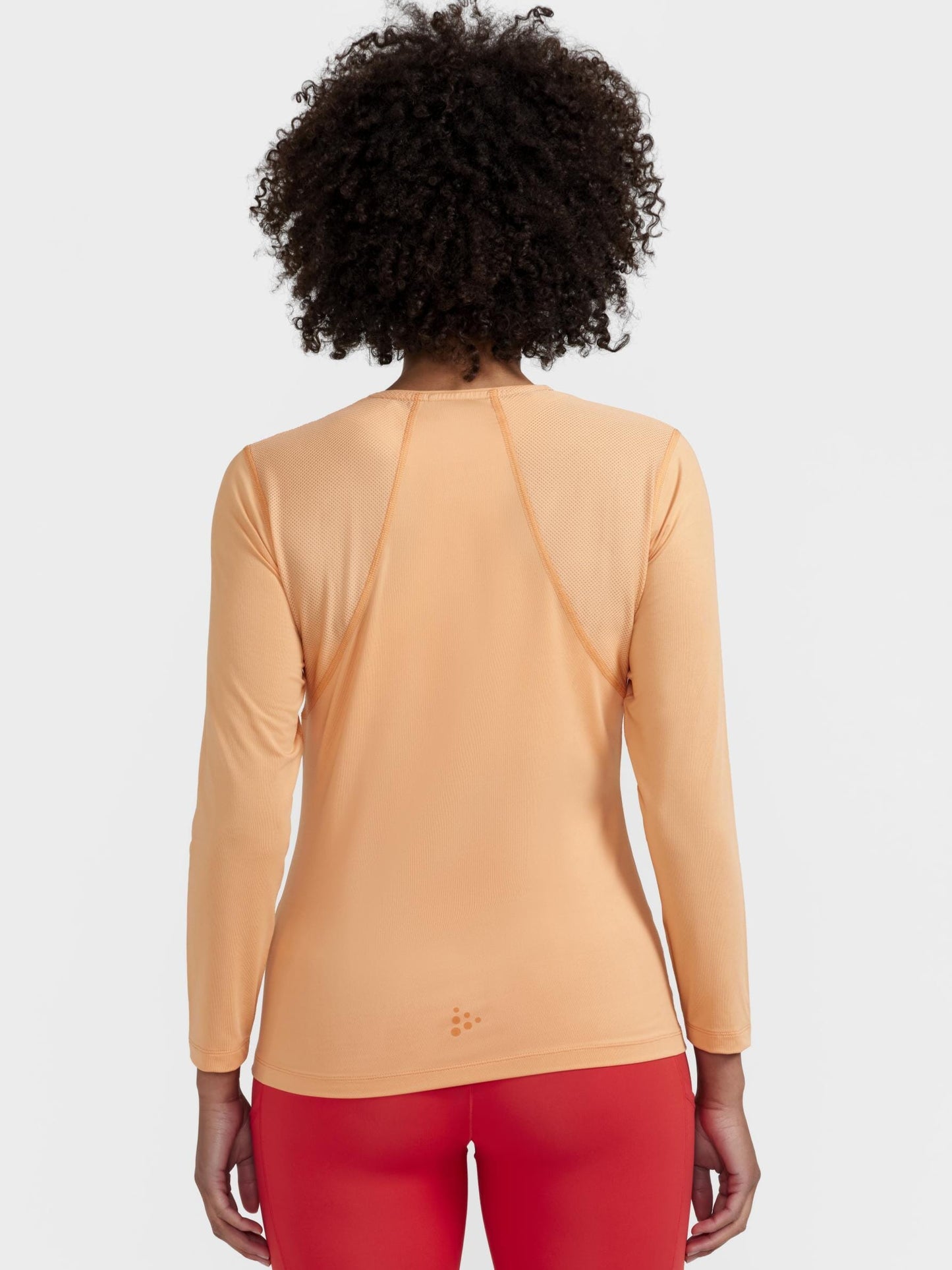 WOMEN'S ADV ESSENCE LONG SLEEVE TRAINING TEE - PEACH Craft Sportswear NA