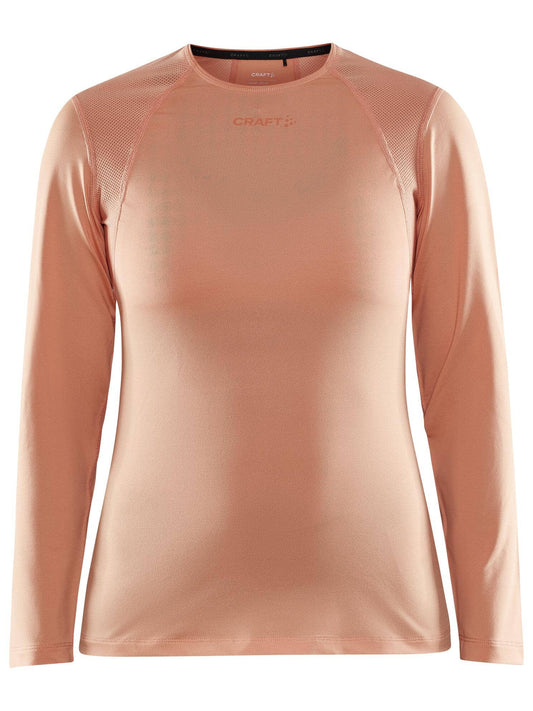 WOMEN'S ADV ESSENCE LONG SLEEVE TRAINING TEE - GLOW Craft Sportswear NA
