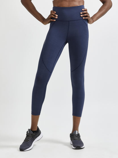 WOMEN'S ADV ESSENCE HIGH WAIST TRAINING TIGHTS - BLAZE MELANGE Craft Sportswear NA